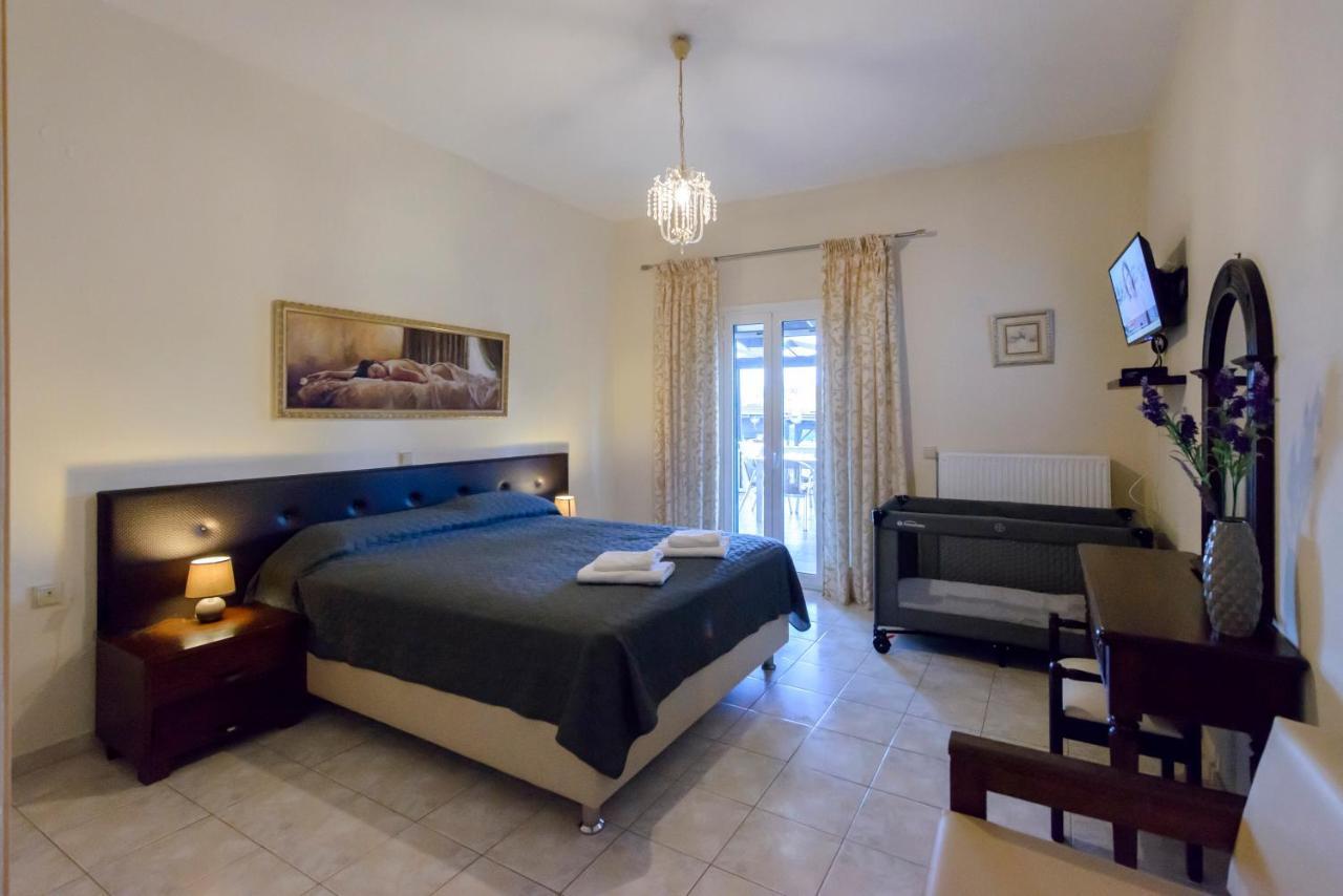 Villa Maxim With Private Pool & Tennis Court Halikounas Exterior foto