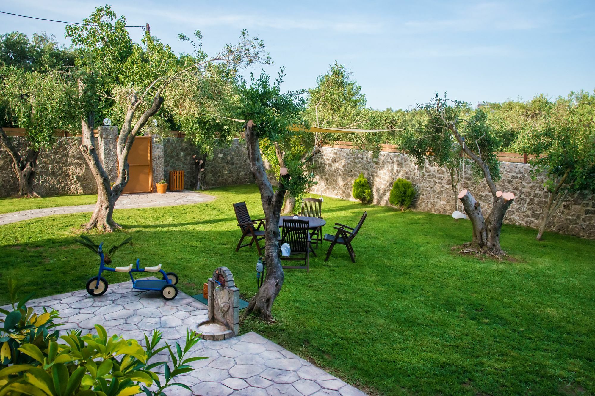 Villa Maxim With Private Pool & Tennis Court Halikounas Exterior foto